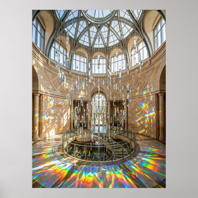 Póster Sala Atrio de Luz Prismática (Frente)