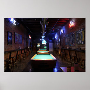 Póster Sala de billar