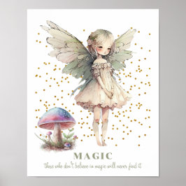 Póster Sala de Chicas Mágicos de Fairy Saying