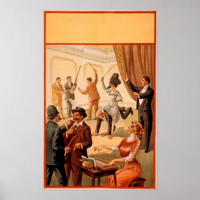 Póster Sala de control hipnotista del Teatro Popular (Frente)