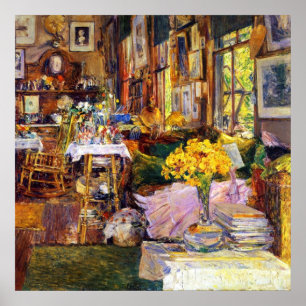 Póster Sala de flores de Frederick Childe Hassam