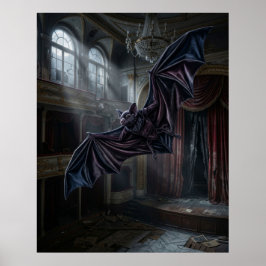 Póster Sala de Ópera del Murciélago de Terciopelo