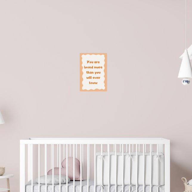 Póster Sala de Poster de Wall Art para niños (sin marco) (Guardería 2)