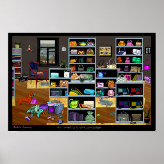 Póster Sala de Purses 22,5 X 15