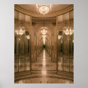 Póster Sala del Espejo Real Infinito