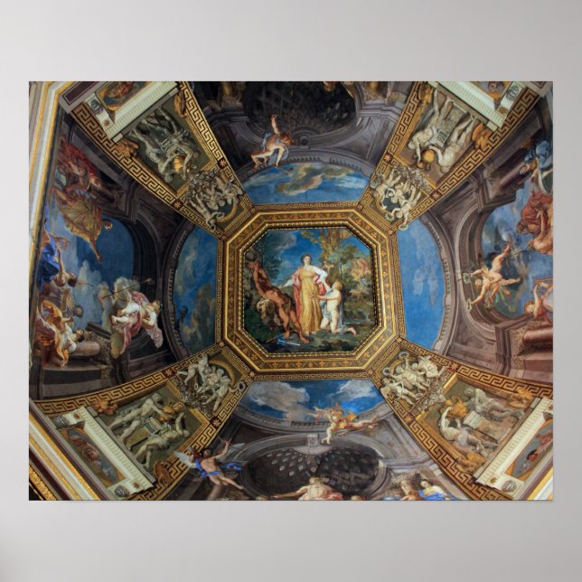 Póster Sala delle Muse Museo Vaticano (Frente)