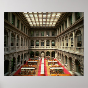 Póster Sala di Lettura, construida en 1537-88 (foto)