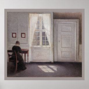 Póster Sala Hammershoi en Strandgade 1901 CC0290