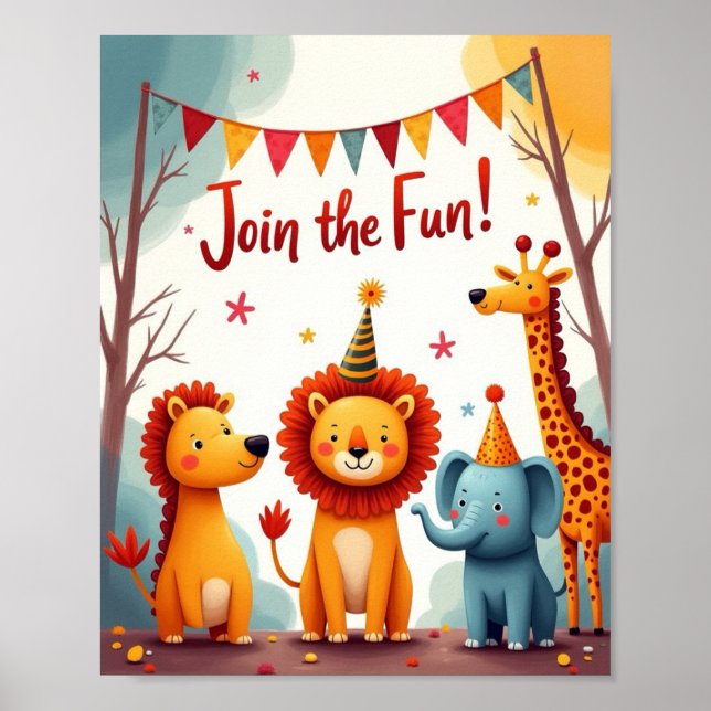 Póster Sala para niños (Frente)