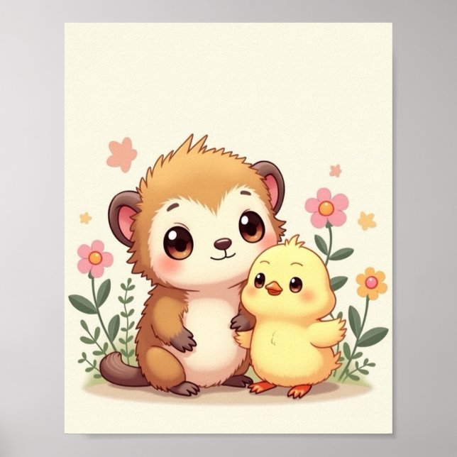 Póster Sala para niños (Frente)