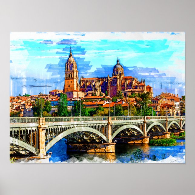 Póster Salamanca / Castilla y León, España. (Frente)