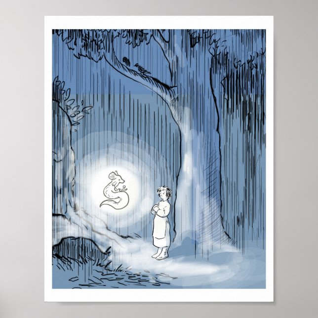 Póster Salamandar King Print (Frente)