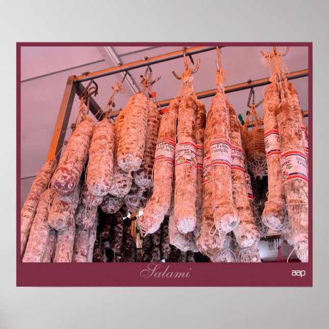 Póster Salami italiano (Frente)