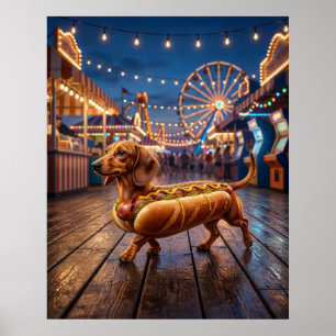 Póster Salchicha Dachshund