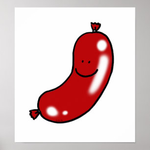 Póster Salchicha linda