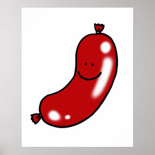 Póster Salchicha linda