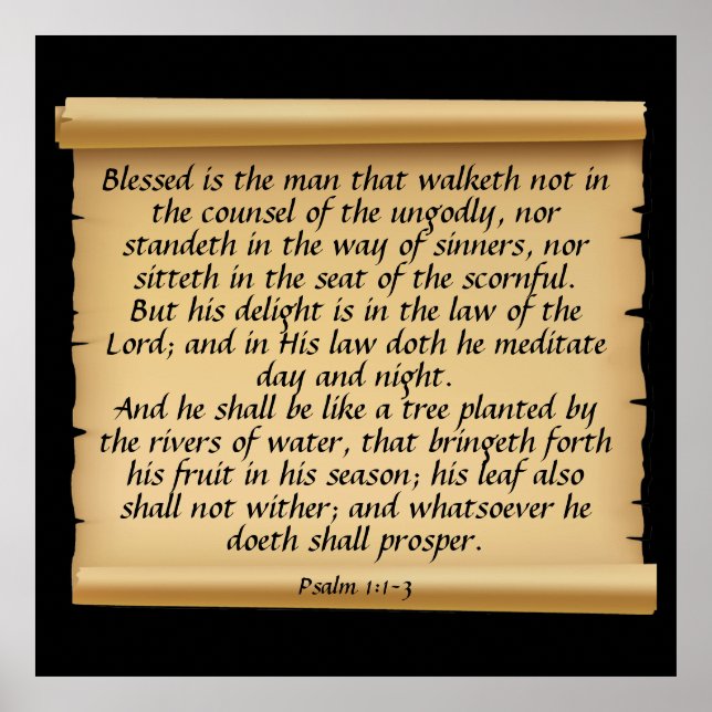 Póster Saldo 1:1-3 (Frente)