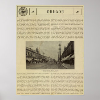 Póster Salem, Or street