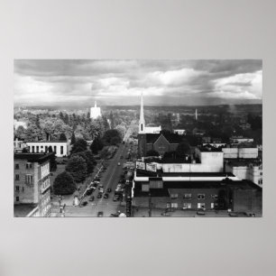 Póster Salem, U opinión de la ciudad de la fotografía del
