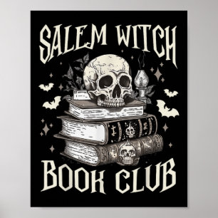 Póster Salem Witch Book Club Halloween
