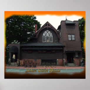 Póster Salem Witches House Poster