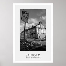Póster Salford, Inglaterra noroccidental