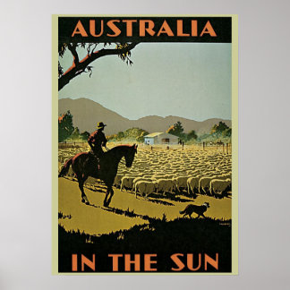 Póster Salida australiana