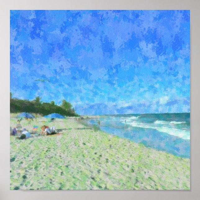Póster Salida de playa (Frente)