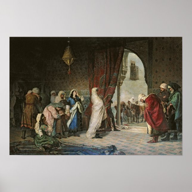 Póster Salida del Boabdil, en la Alhambra (Frente)