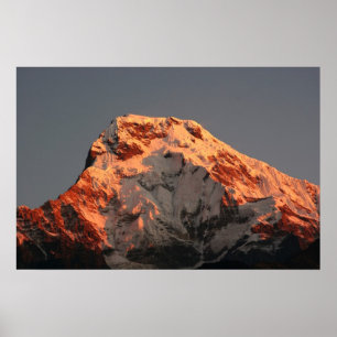 Póster Salida del sol del sur 1 de Annapurna