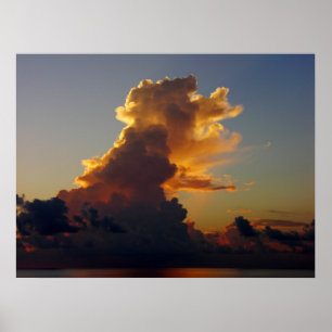 Póster Salida del sol gloriosa