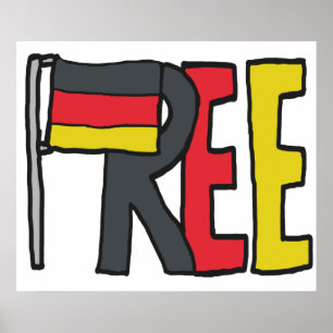 Póster Salida libre de Alemania