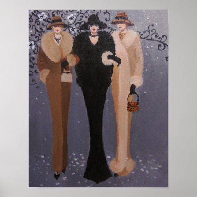 Póster SALIDA NOCTURNA DE chicas (Frente)