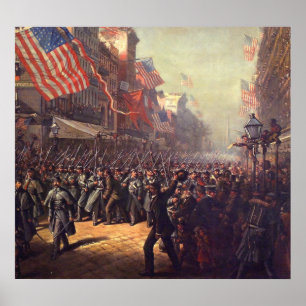 Póster Salida para la guerra