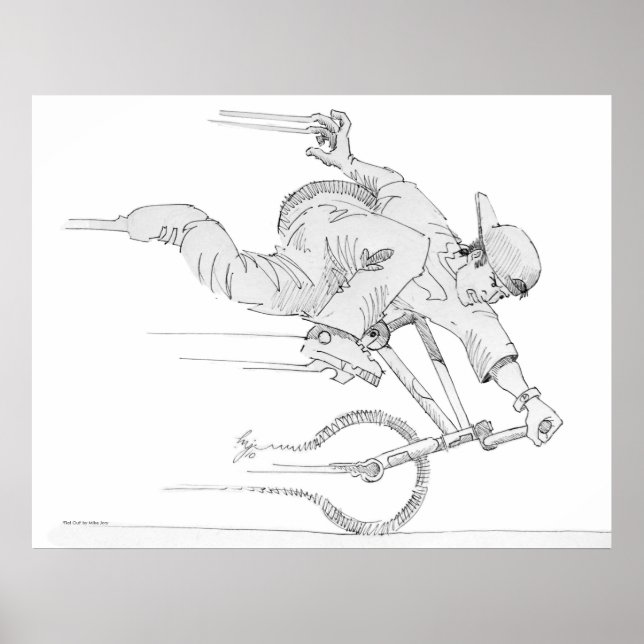 Póster Salida plana (Frente)