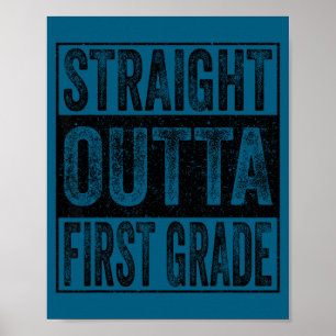 Póster Salido directamente de la clase de primer grado gr