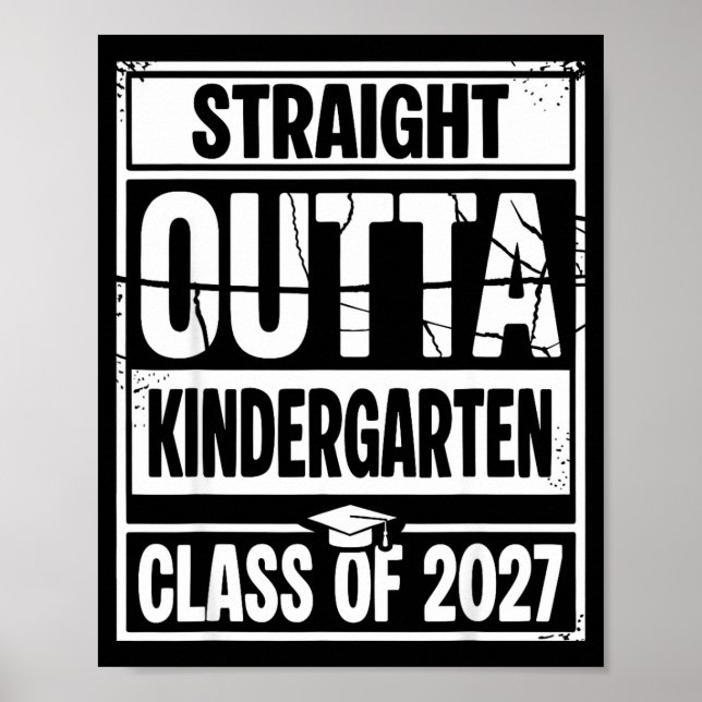 Póster Salidos directamente de la clase de graduación de  (Frente)