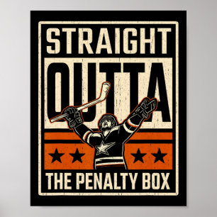 Póster Saliendo Directo De La Caja De Penalización Funny 