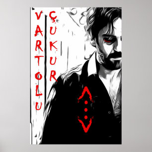 Póster Salih koçovali/ çukur/ B&W