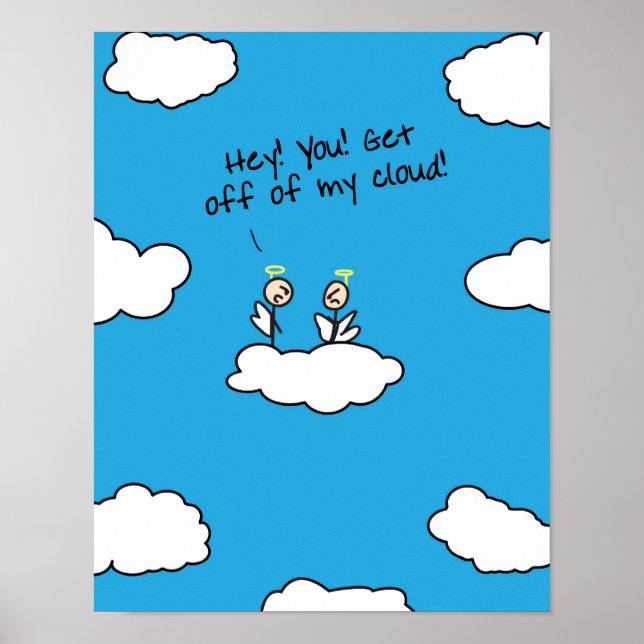 Póster Salir de mi nube (Frente)