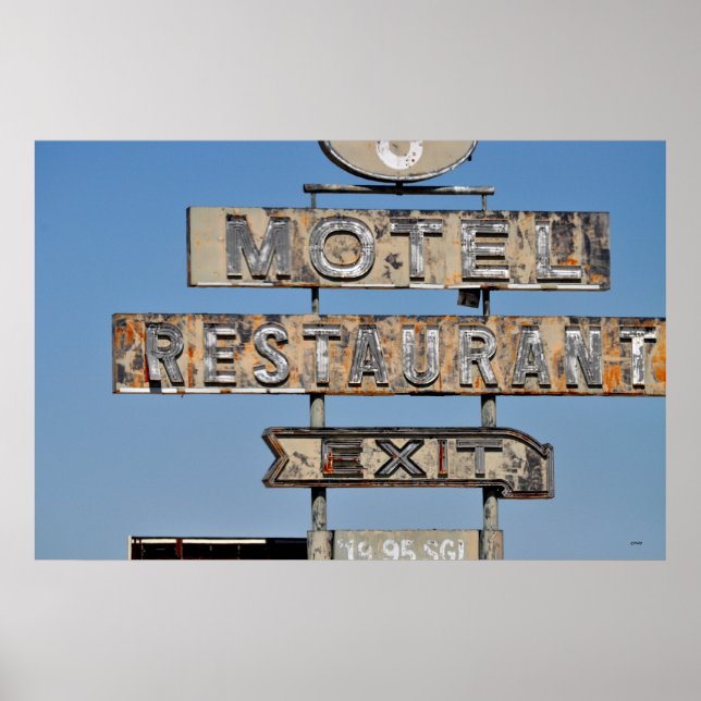Póster Salir del Motel (Frente)