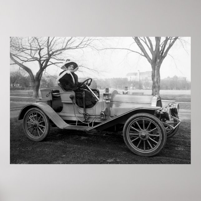 Póster Salir en busca de un viaje: a principios del siglo (Frente)