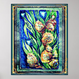 Póster Salix Sense Willow Catkins