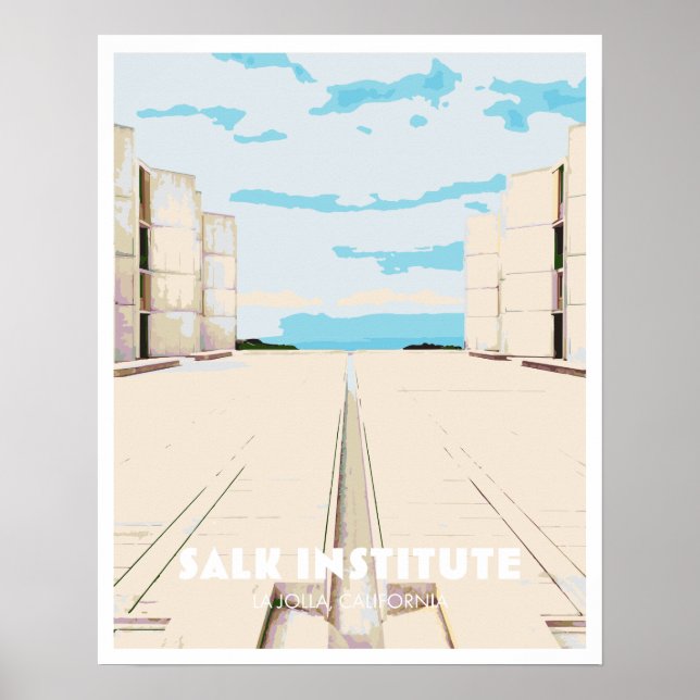 Póster Salk Institute Poster (Frente)