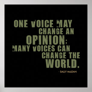 Póster Sally McLean Quote