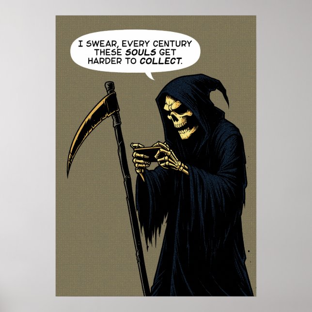 Póster Salmas Grim Reaper a recolectar (Frente)