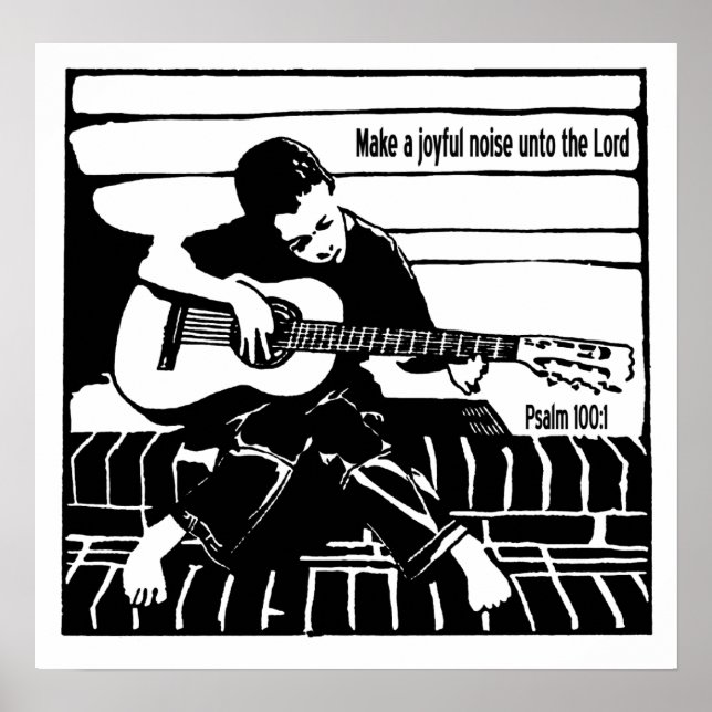 Póster Salmo 100:1 (Frente)