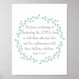 Póster Salmo 103 Poster