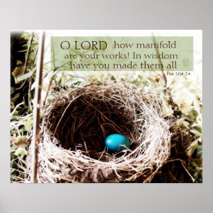 Póster Salmo 104:24