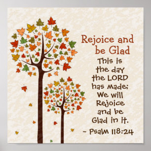 Póster Salmo 118:24 Este es el día que el Señor ha hecho